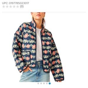FP quilt jacket Sz m NWOT